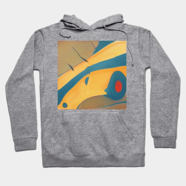 Yellow Car Hoodie by GMAT